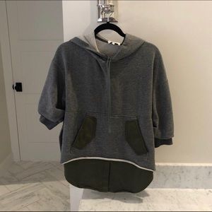 3.1 Phillip lim grey and army green hoodie